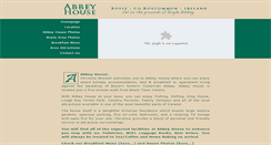 Desktop Screenshot of abbeyhouse.net