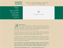 Tablet Screenshot of abbeyhouse.net